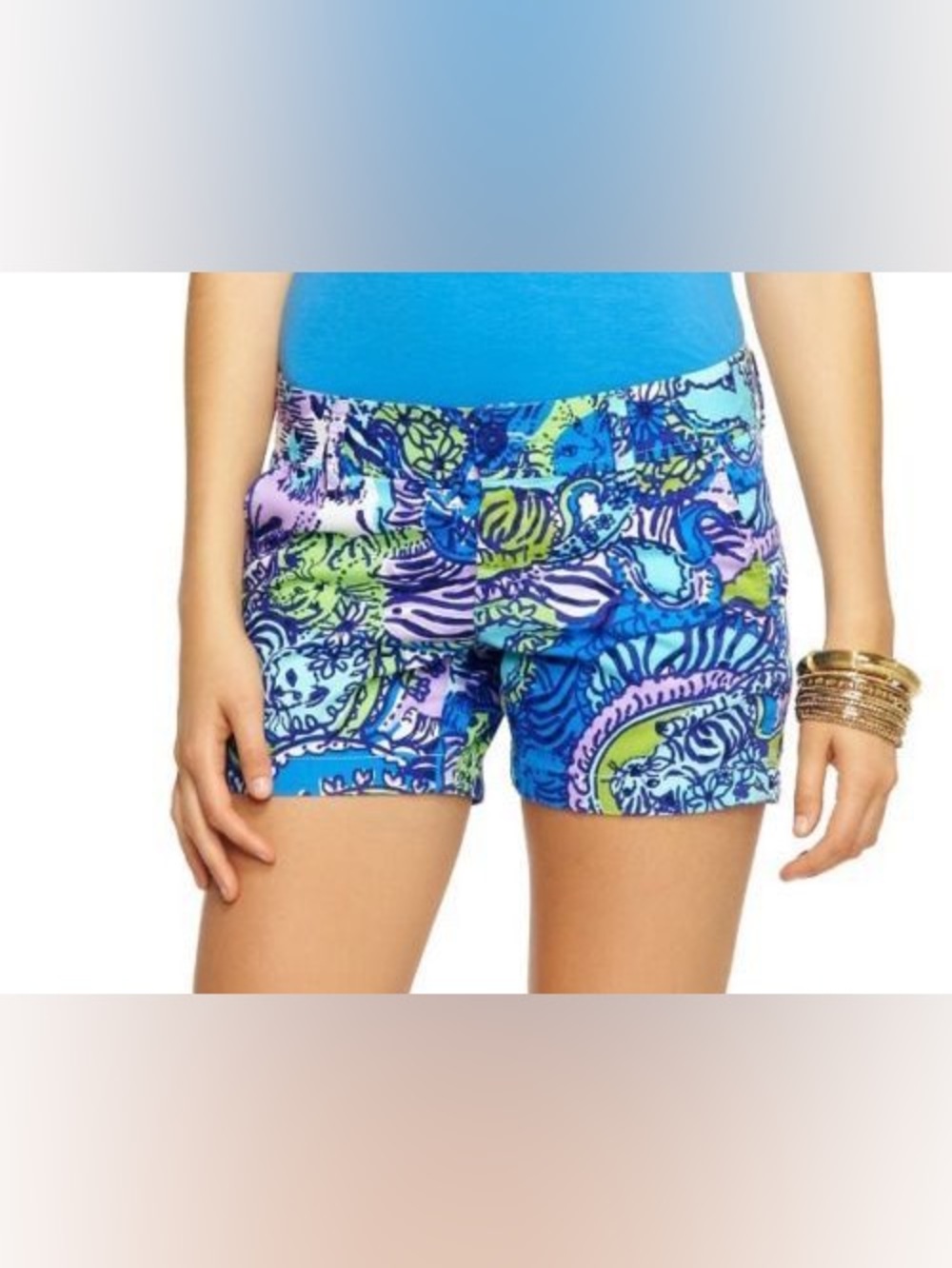 Lilly Pulitzer Callahan Shirt in Cattitude print